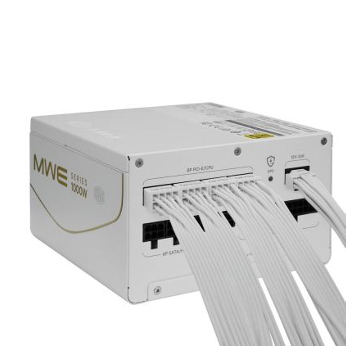 FUENTE DE PODER COOLER MASTER (MPM-A0F4-AFG-C3W0CUS) MWE GOLD V4 1000, FULL MODULAR,W/US CORD,BLANCO