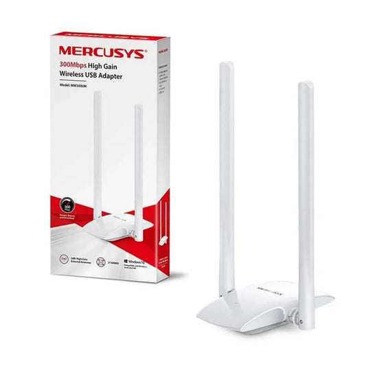 ADAP. MICRO USB 300MBPS MERCUSYS MW300UH CON ANTENAS DE ALTA GANANCIA PARA PROPORCIONAR CONEXIONES MAS RAPIDAS - 