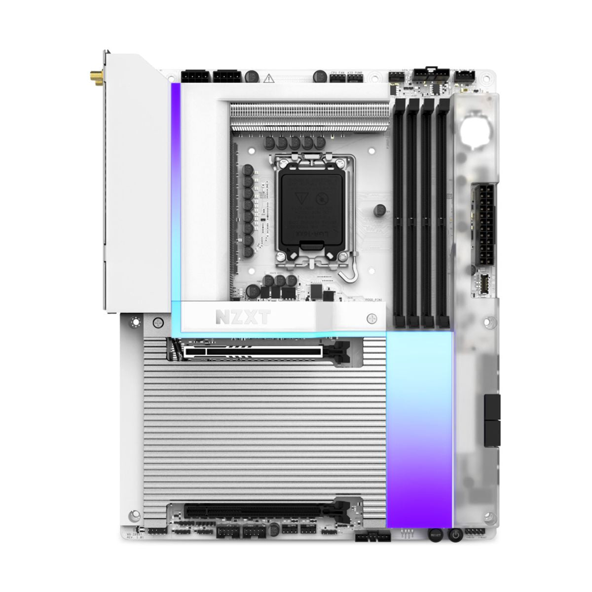 MOTHERBOARD NZXT N9 Z890 WHITE RGB LGA 1851 WIFI 7 DDR5 ATX