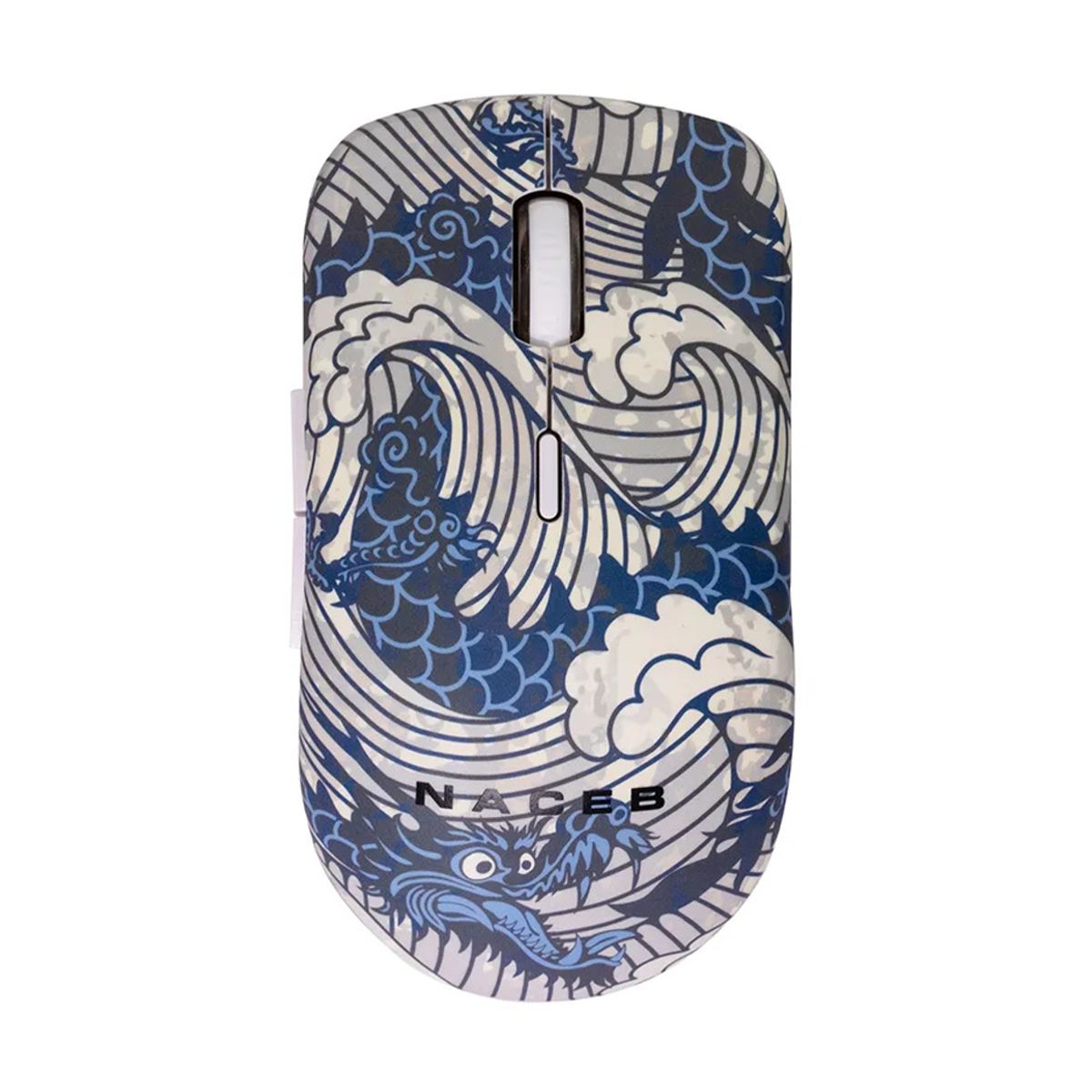 MOUSE INALAMBRICO NACEB (NA-0138A) DISEÑO IMPRESO, USB 2.4, 1600DPI, 3*BOTONES+RUEDA