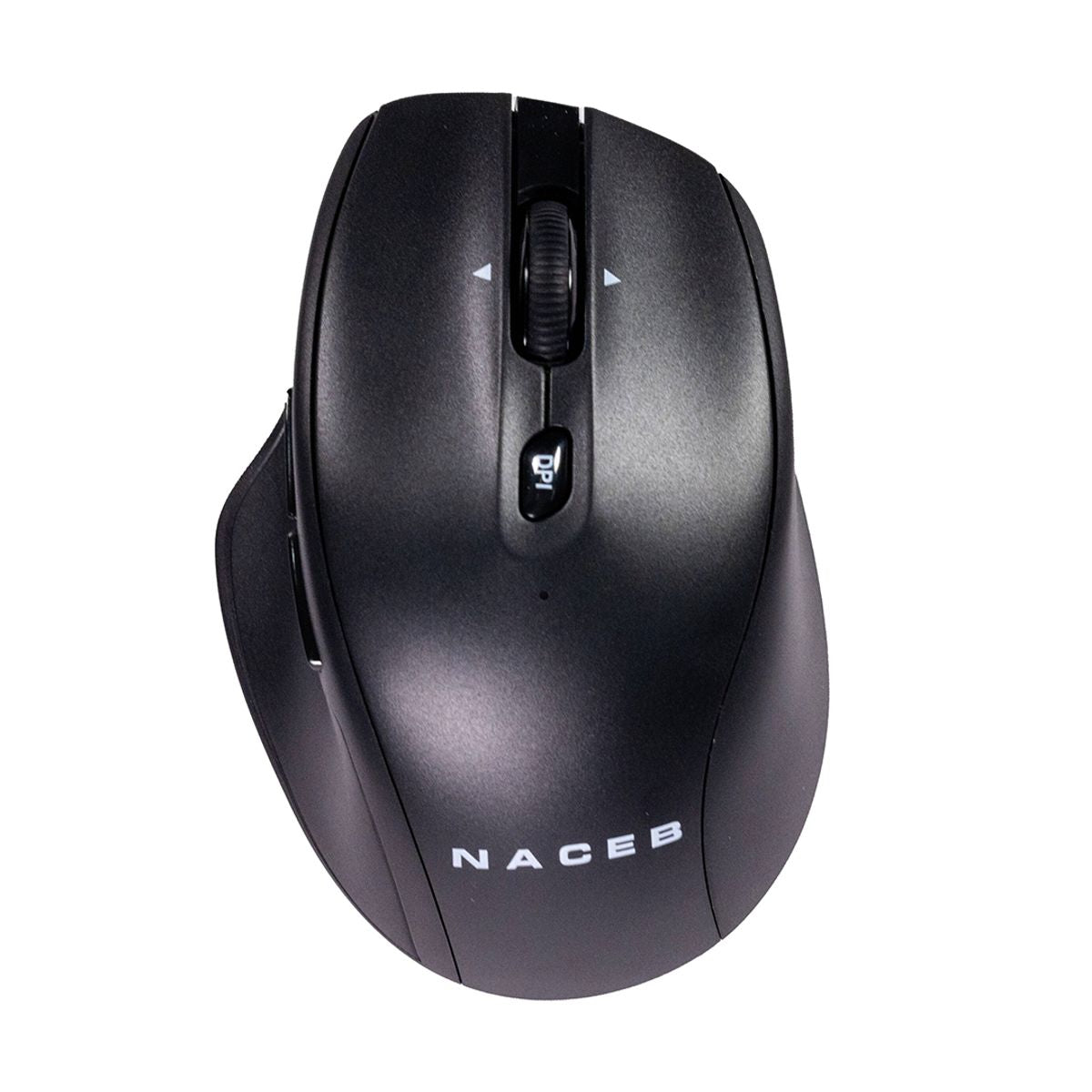 MOUSE INALAMBRICO NACEB (NA-0139N) DUAL MODE, USB 2.4, BLUETOOTH, 1600DPI, 5*BOTONES+RUEDA, NEGRO