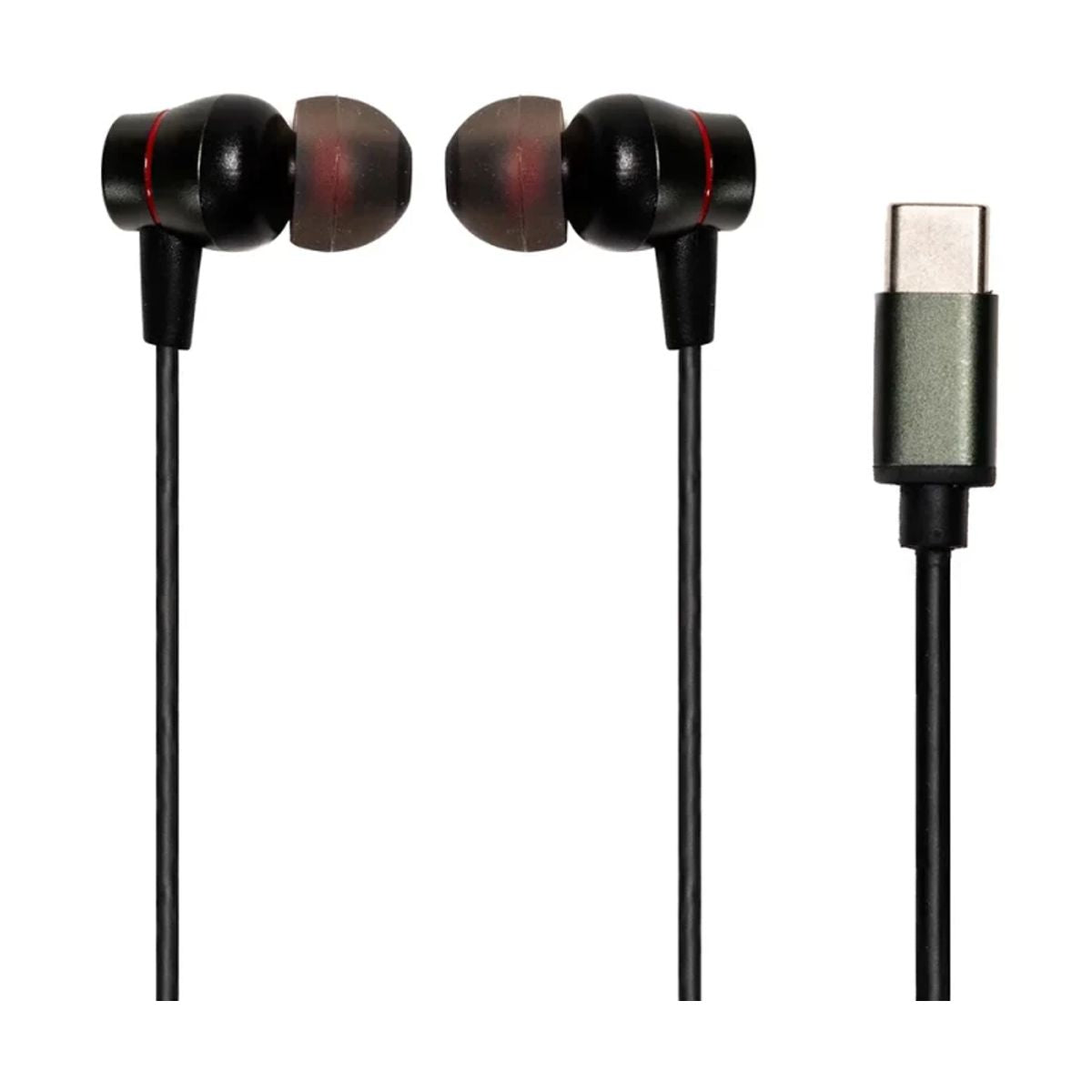 AUDIFONOS NACEB (NA-0321) IN-EARS, USB TIPO C , CON CONTROL DE AUDIO, MANOS LIBRES
