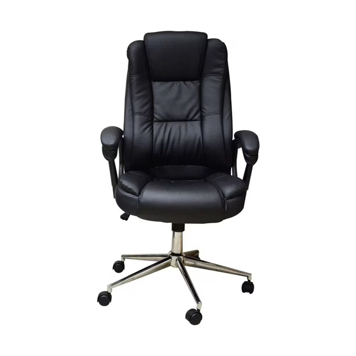 Silla Ejecutiva Naceb Technology Negro NA-0930N - Ejecutiva, Asiento acolchado, Negro, Vinipiel