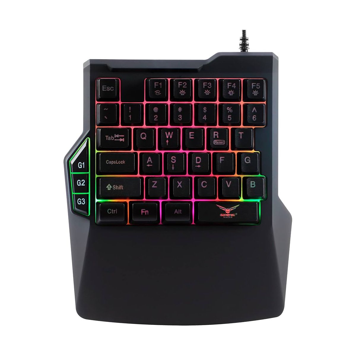 Teclado ONE HANDRGB ATHERIS NACEB TECHNOLOGY NA-0938 - 