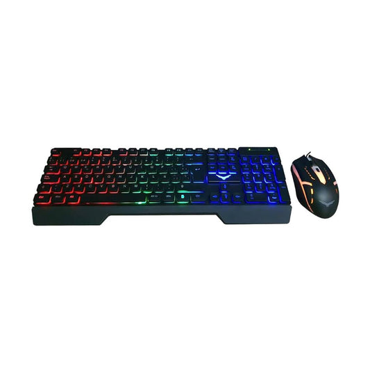 KIT 2 EN 1 NACEB (NA-0951) FALLEN,TECLADO,MOUSE,GAMING,1200 DPI,RETROILUMINADO,NEGRO