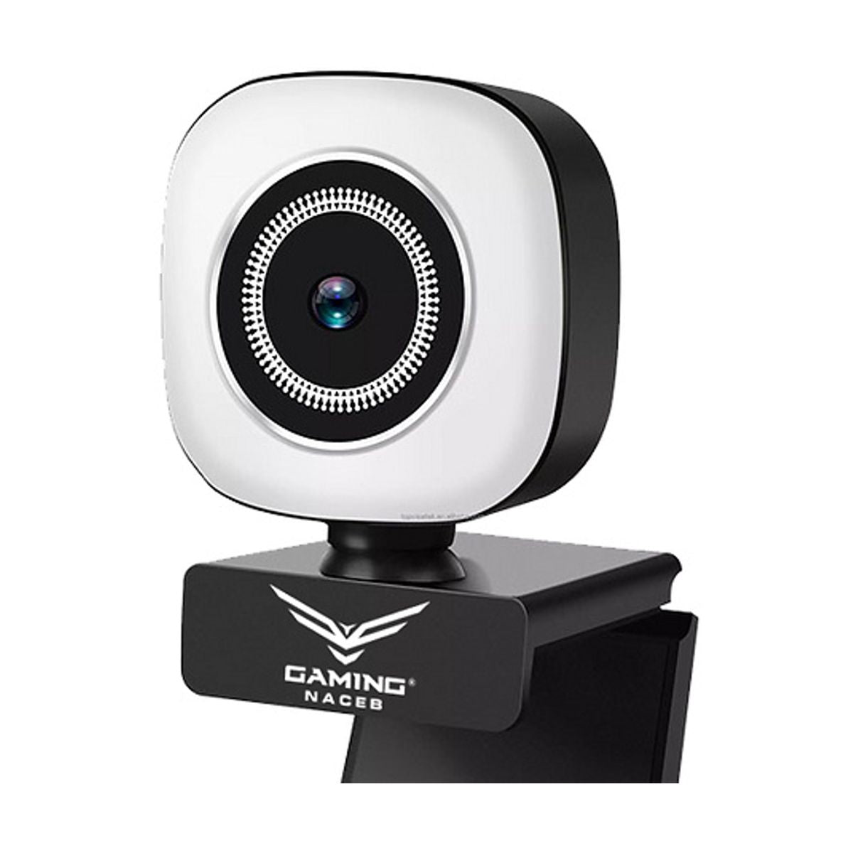 Camara Web NACEB NA-0958 - 1080P 30FPs con microfono y luz led, Full HD