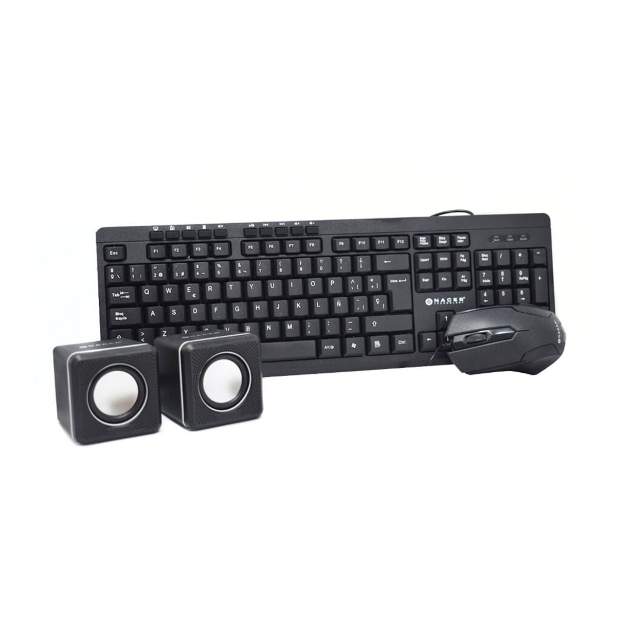 Kit de Teclado y Mouse Naceb Technology - Negro