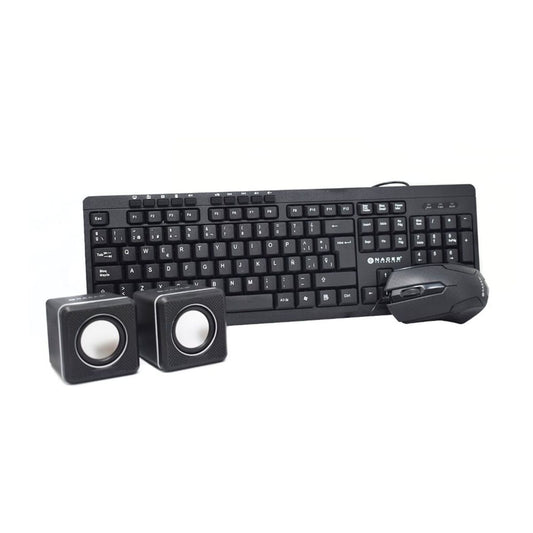 Kit de Teclado y Mouse Naceb Technology - Negro