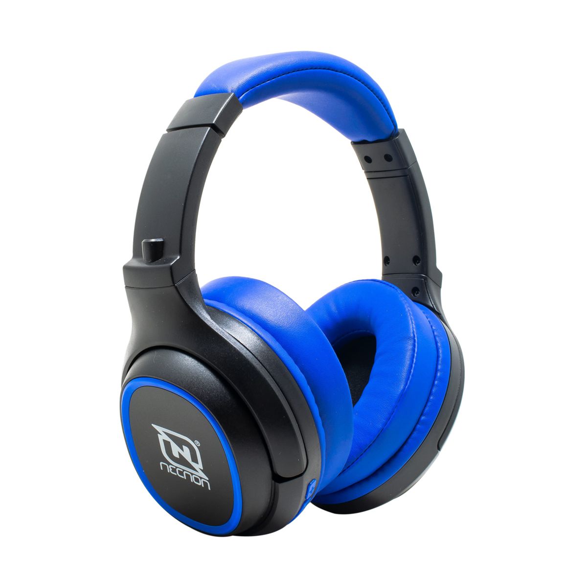 AUDIFONOS OVER-EAR BLUETOOTH NBH-02 SIMULACION CANCELACION DE RUIDO 3.5MM RADIO FM MICRO SD 3.5MML MANOS LIBRES TYPE C AZUL - 