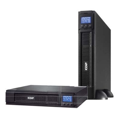 No-Break CDP UPO11-2 RT - 2000 VA, 1800 W, Negro