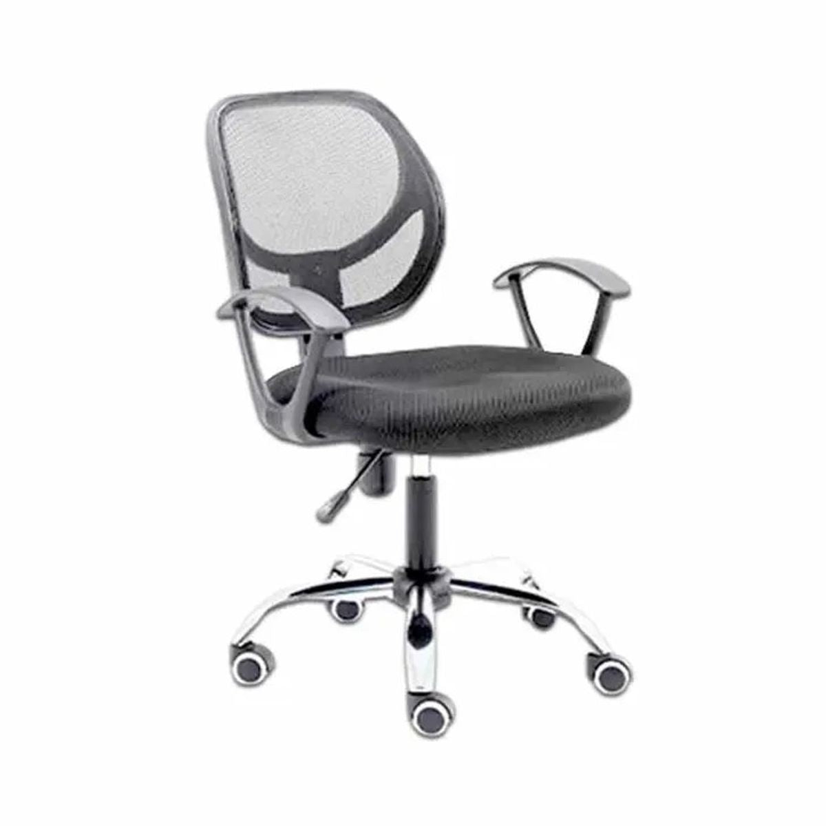 Silla de Oficina Nextep NE-650S, de Altura Ajustable, Reclinable, Tela, Base Giratoria
