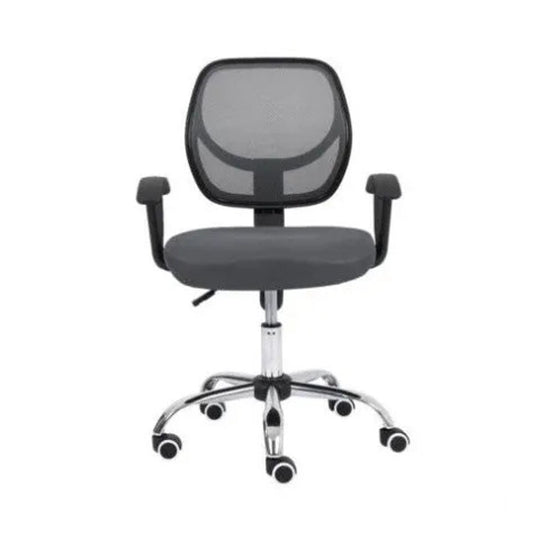 Silla de Oficina Nextep NE-650SG de Altura Ajustable Tela Gris Base
