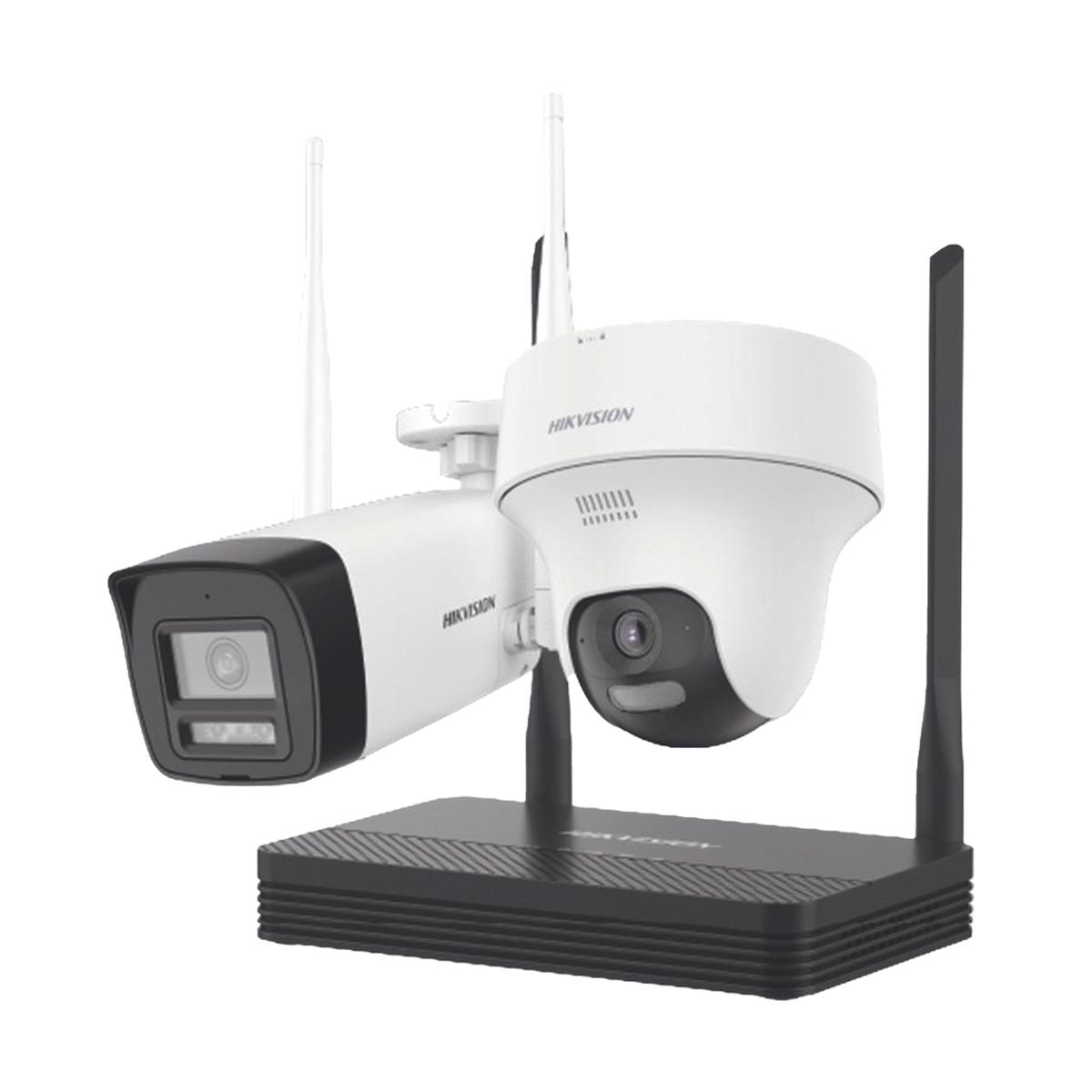 Kit IP Inalambrico 2 Megapixel - NVS WiFi 4 canales video hasta 4MP