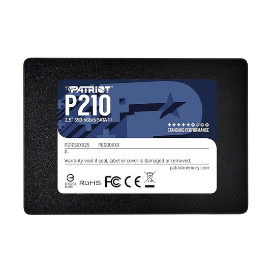 UNIDAD SSD 2.5" PATRIOT 128GB,(P210S128G25) BURST ELITE, SATA3, 7MM, 3D NAND