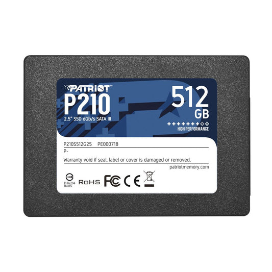 SSD PATRIOT P210 512GB SATA 3 2.5"