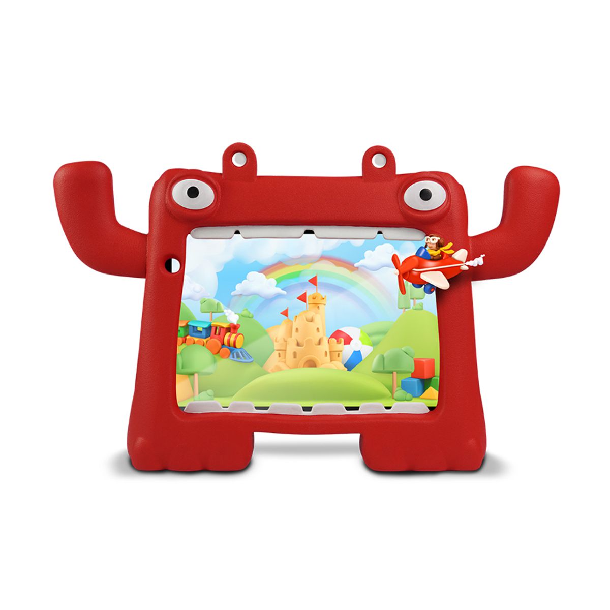 TABLET VORAGO PAD-8 KIDS ANDROID 13 QUADCORE 4GB 64GB DUALCAM WIFI BT GMS FUNDA ROJA - 