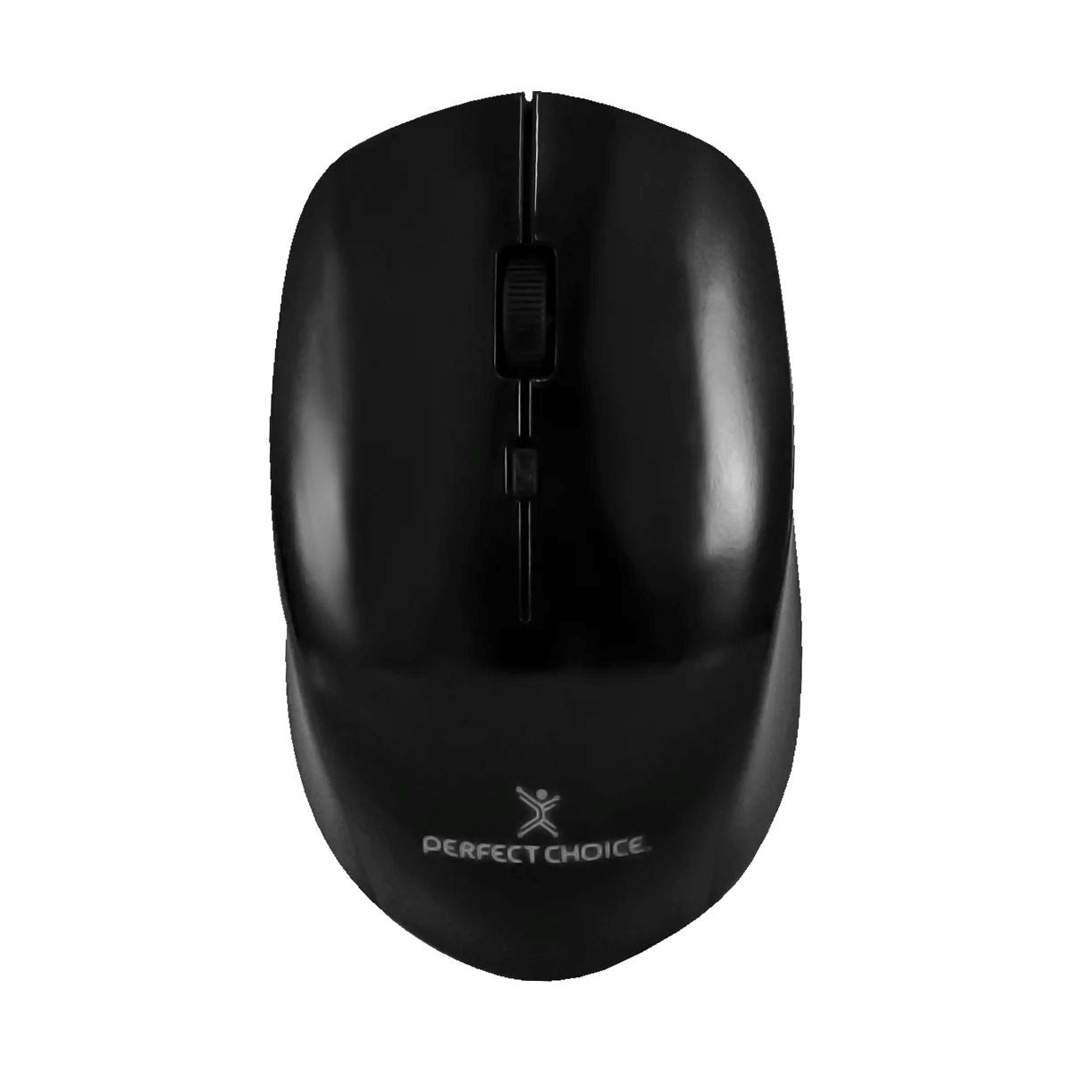 Mouse Inalambrico con Sensor Optico Conector USB 1600 DPI Root Pro Color Negro | PERFECT CHOICE - 