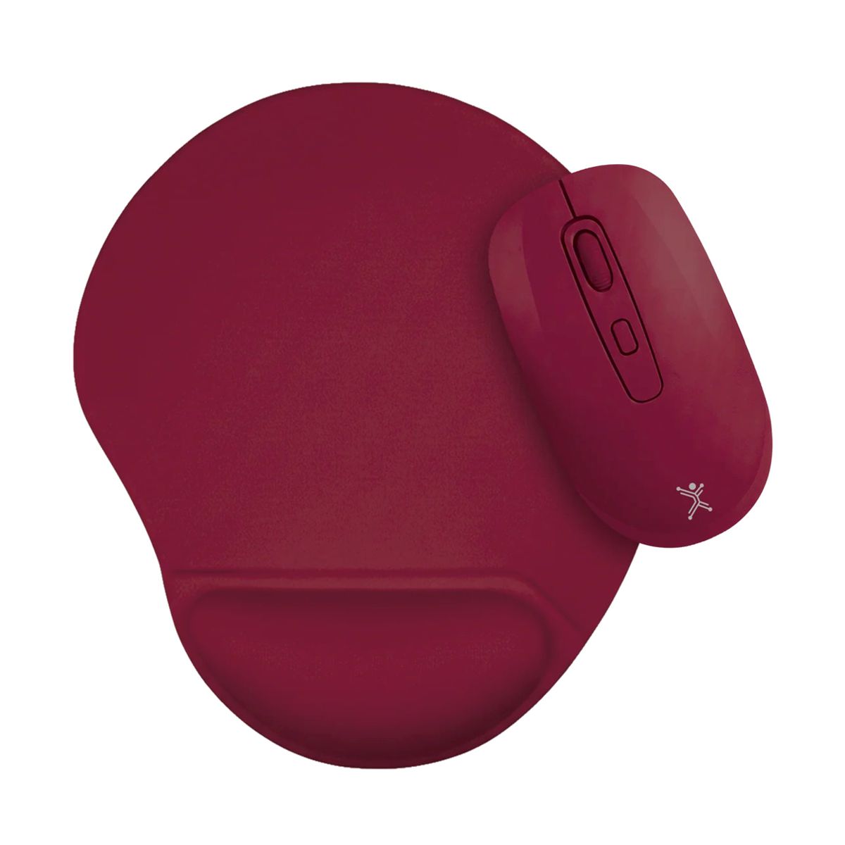 Kit de Mouse Inalambrico Bluetooth 2.4GHz + Tapete Bonet Color: Dry Rose | PERFECT CHOICE - 