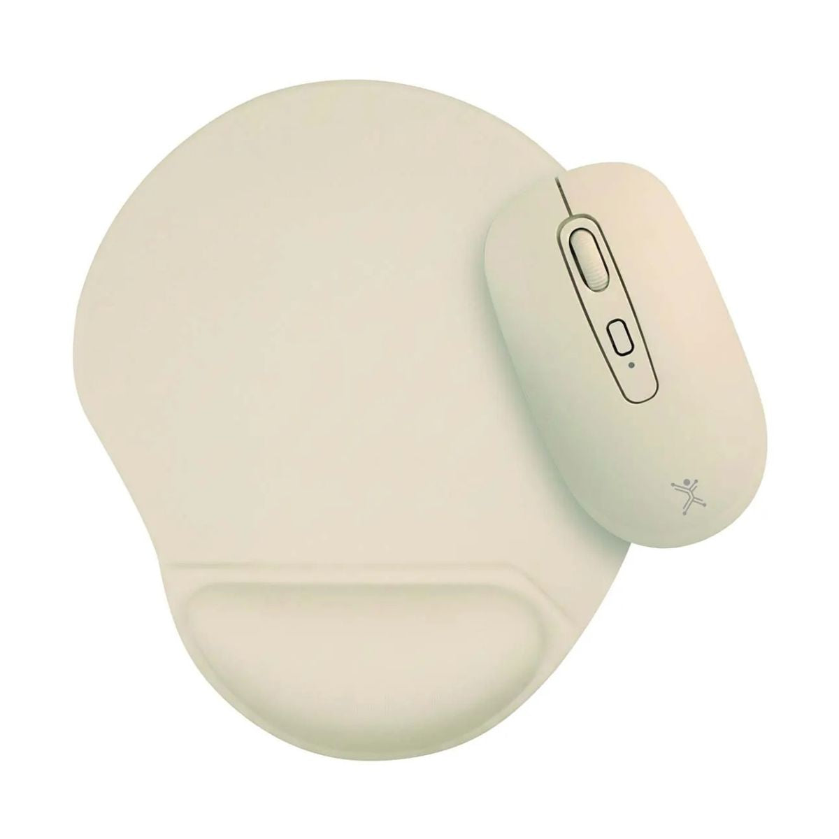 Kit de Mouse Inalambrico Bluetooth 2.4GHz + Tapete Bonet Color: TAUPE | PERFECT CHOICE - 