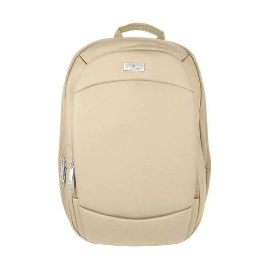 PC-085096 Mochila para laptop 15.6 Anti-salpicaduras Expandible Modelo Obsidia Color Taupe | PERFECT CHOICE: Perfecta para laptops de hasta 15.6 Pulgadas - 