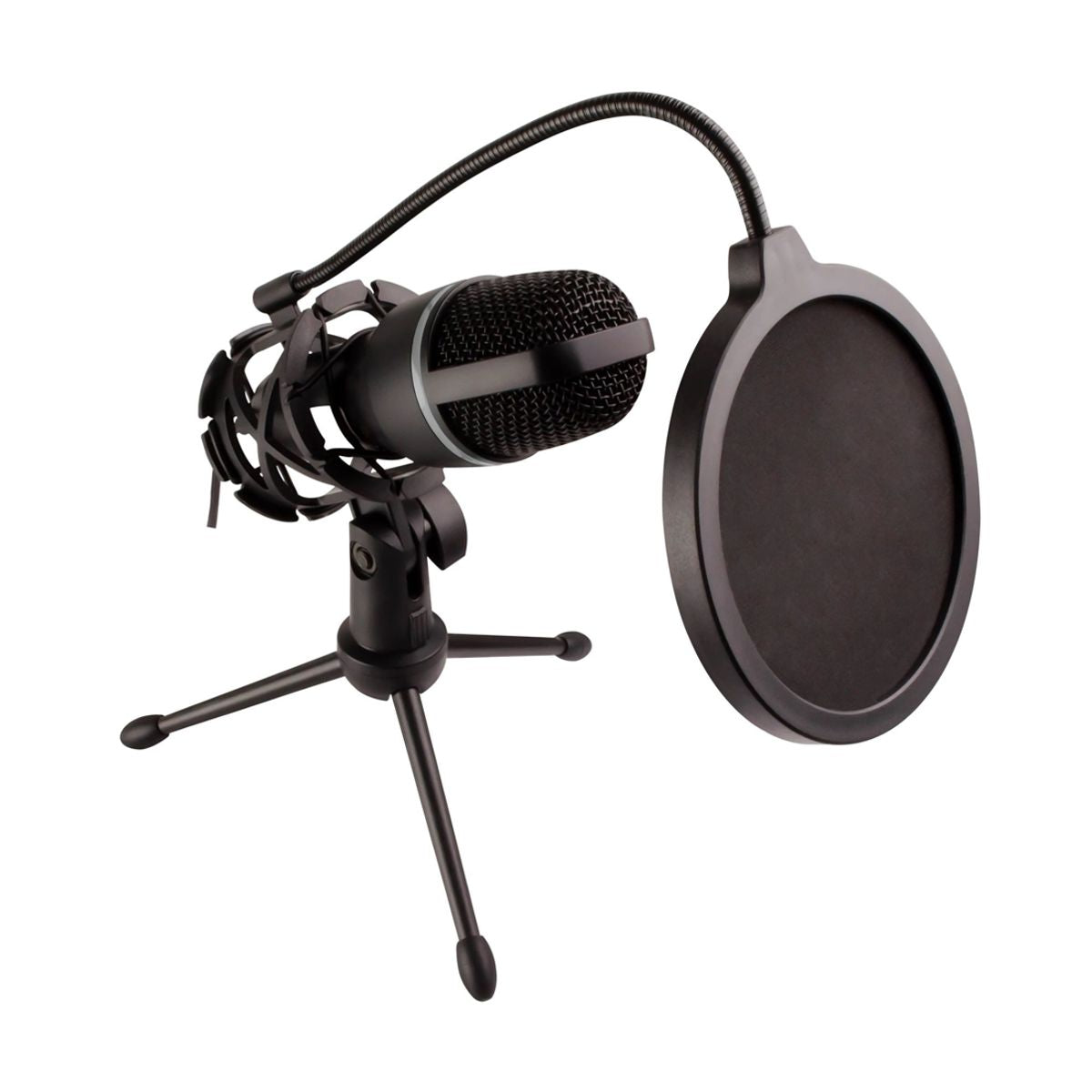 PC-110583 Microfono para Streaming con Tripie Reduccion de Ruido Noise Barrier | PERFECT CHOICE - 