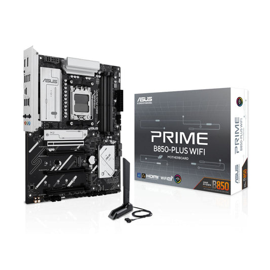 MOTHERBOARD ASUS (PRIME B850-PLUS WIFI) SOCKET AM5,4*DDR5,HDMI,DP,PCIE-5.0,WIFI6E,ATX