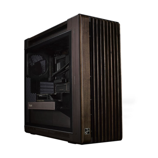GABINETE ASUS (PROART PA602 WALNUT WOOD TG PWM RETRO BROWN) CAFE, MEDIA TORRE,MADERA,S/FUENTE