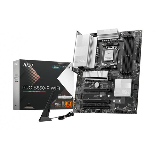MOTHERBOARD MSI (PRO B850-P WIFI) SOCKET AM5, 4*DDR5 8200 MHZ, HDMI, 3*M.2, ATX