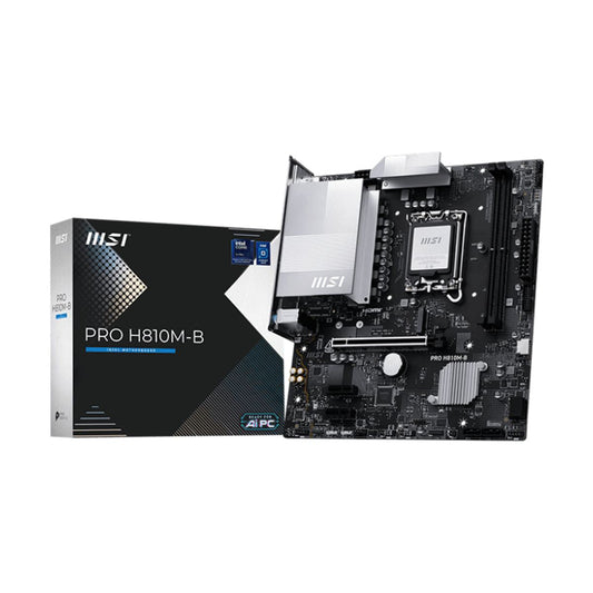 MOTHERBOARD MSI (PRO H810M-B) SOCKET 1851, 2*DDR5 6400MHZ, 1*HDMI, 1*DP, MICRO ATX