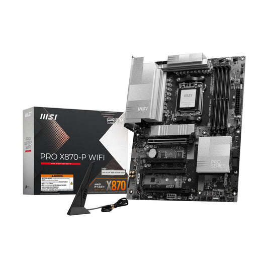 MOTHERBOARD MSI (PRO X870-P WIFI) SOCKET AM5, 4*DDR5 8200, 1*HDMI,1*USB-C, 3*M.2, ATX
