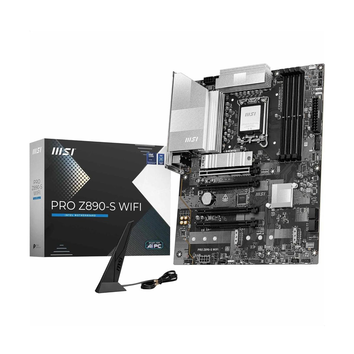MOTHERBOARD MSI (PRO Z890-S WIFI) SOCKET 1851, 4*DDR5 9200, HDMI, DP, THUNDEBOLT, 4*M.2, ATX