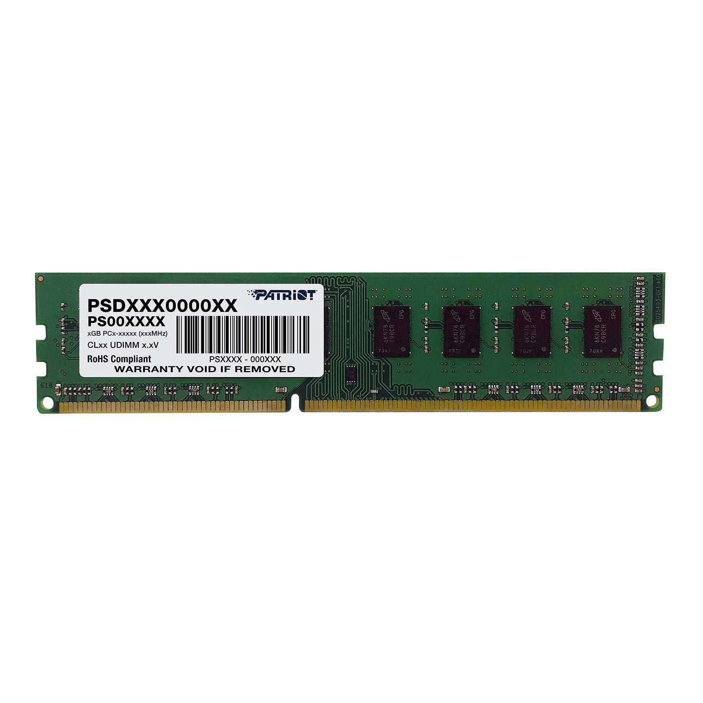 MEMORIA DIMM DDR3 PATRIOT (PSD38G16002) SIGNATURE8GB 1600MHZ,CL11
