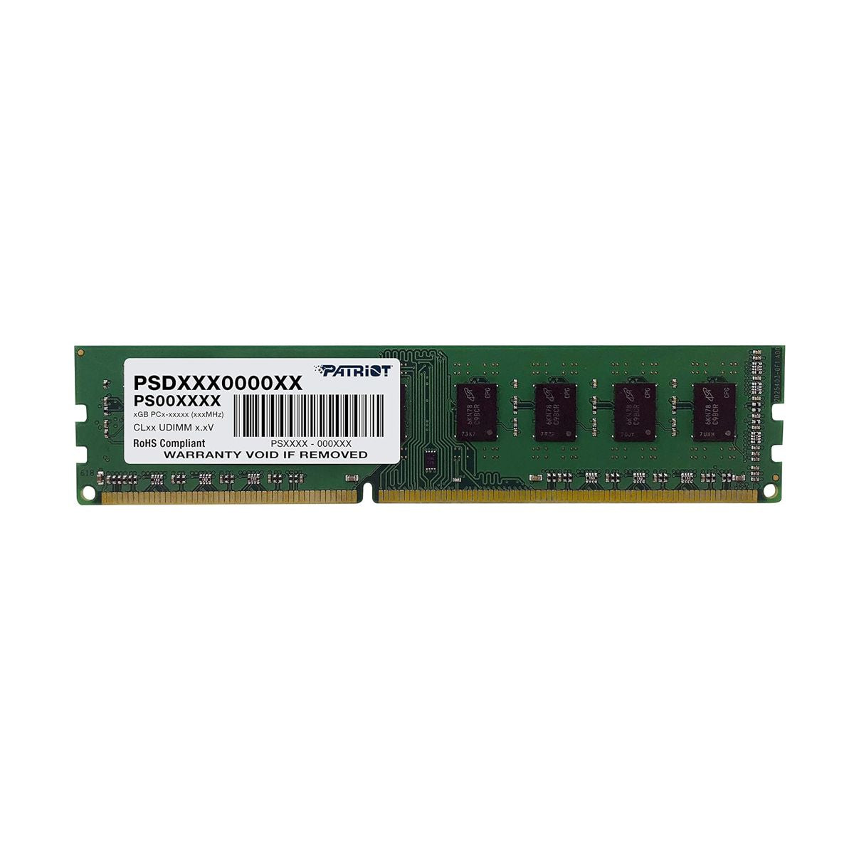 MEMORIA DIMM DDR3 PATRIOT (PSD34G16002) SIGNATURE 4GB 1600MHZ,CL11