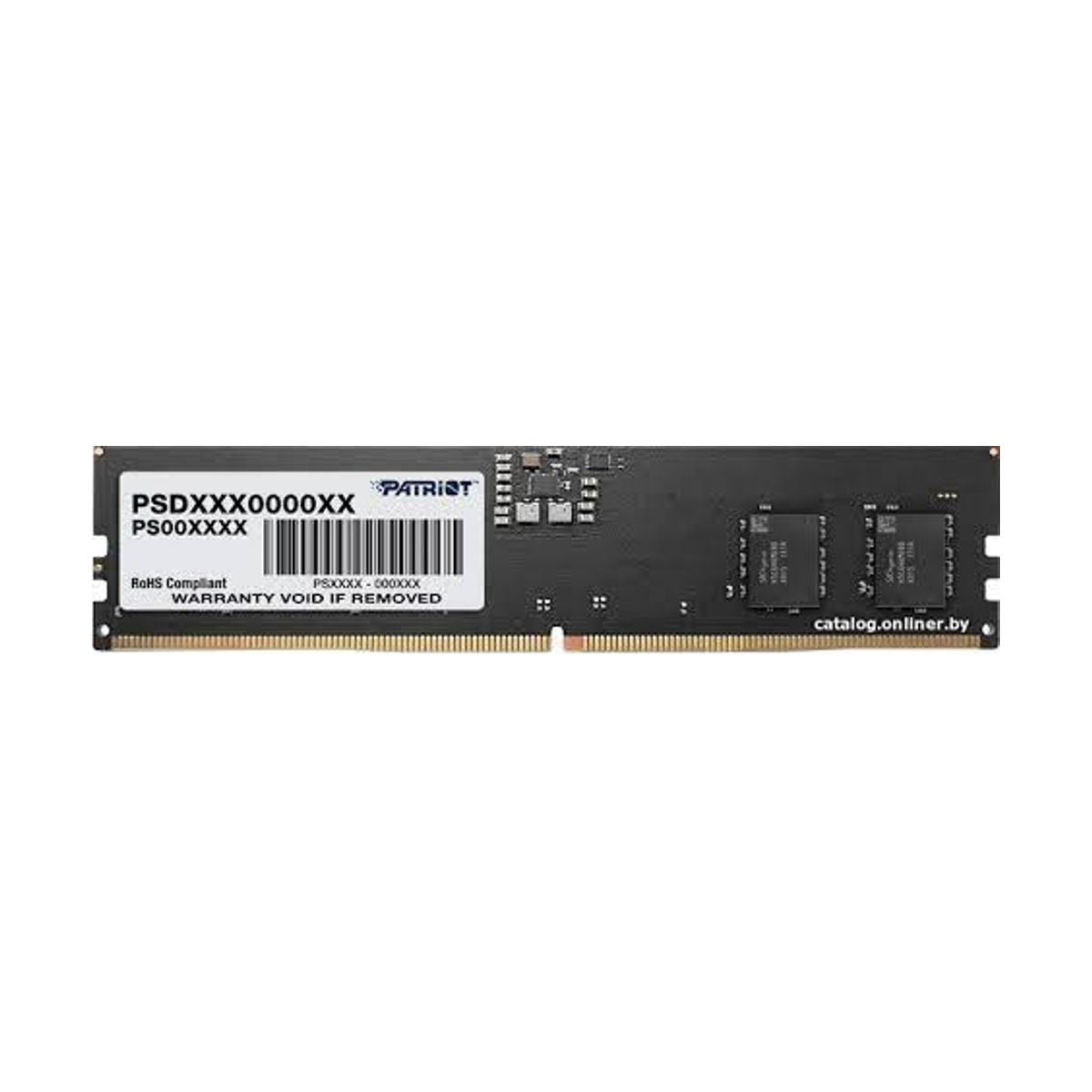 MEMORIA DIMM DDR5 PATRIOT (PSD58G560041) SIGNATURE 8GB (1X8GB) 5600MHZ CL46 (INTEL)