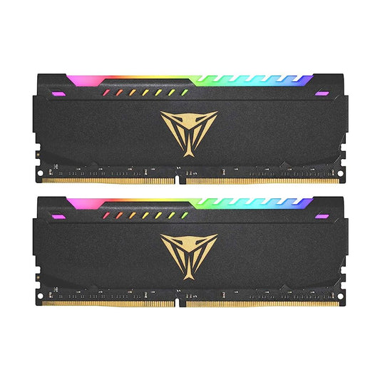 MEMORIA DIMM DDR4 PATRIOT (PVSR416G320C8K) VIPER STEEL RGB 16GB 3200MHZ, KIT (2X8GB)  CL18