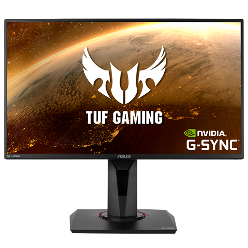 MONITOR LED ASUS 24.5" (VG259QM) TUF GAMING 1920X1080 280HZ,1MS,IPS,HDMI,DP,BOCINAS 2W,G-SYNC