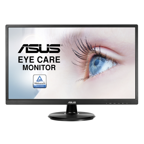 Monitor Full HD ASUS VA249HE - 23.8 pulgadas, 250 cd / m2, 1920 x 1080 Pixeles, 5 ms, Negro