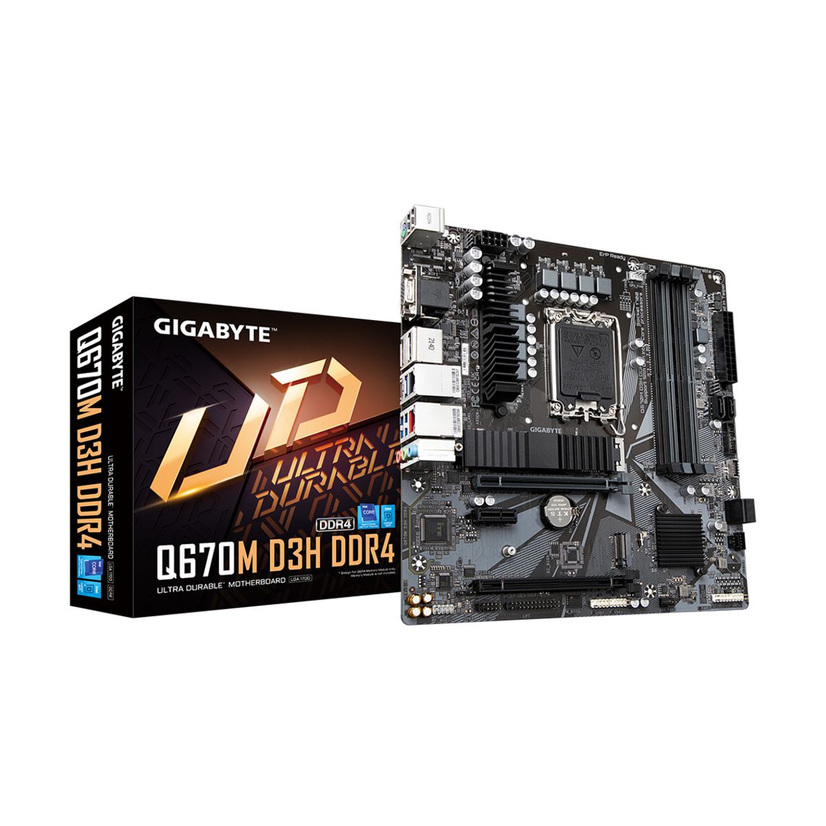 MOTHERBOARD GIGABYTE Q670M D3H DDR4 1700, MATX