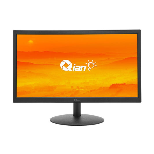 QIAN MONITOR LED HD 19.5 PULGADAS 1600X900 - 16.7 MILLONES DE COLORES 60HZ, VGA Y HDMI, MONTAJE VESA, RESPUESTA 5MS, 1 ANO DE GARANTIA MOD. QM191704