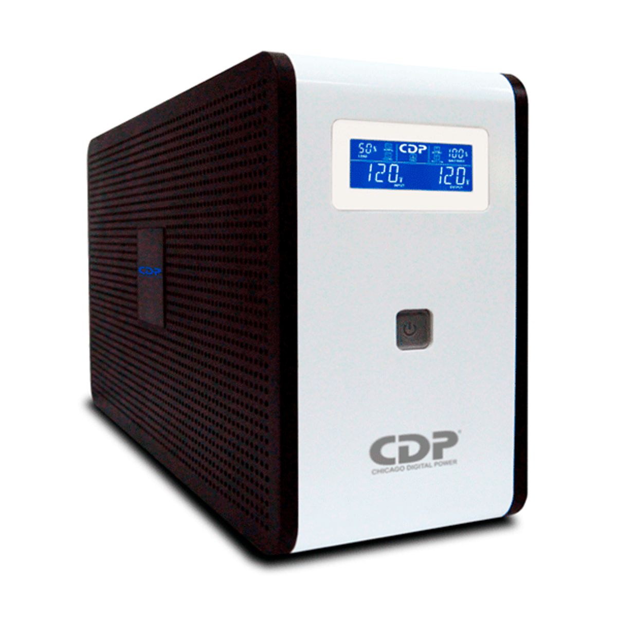No-Break CDP R-SMART1210 1200VA/720W UPS Interactiva AVR 10 Salidas - 560 Joules, Proteccion RJ45, LCD, software 120 Vac