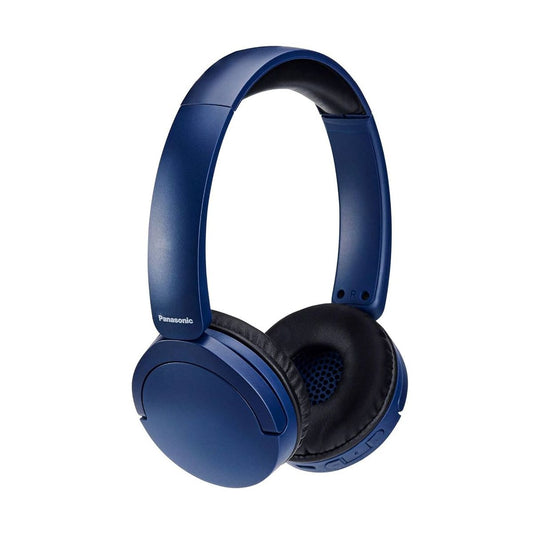 PANASONIC diadema Bluetooth - hasta 72 horas de uso continuo con MIC cancelacion de ruido, Azul
