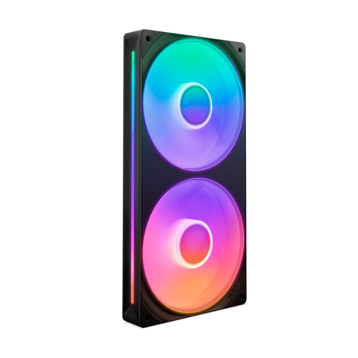 KIT 2 VENTILADORES NZXT U240 UNIBODY RGB BLACK 240MM SINGLE FRAME