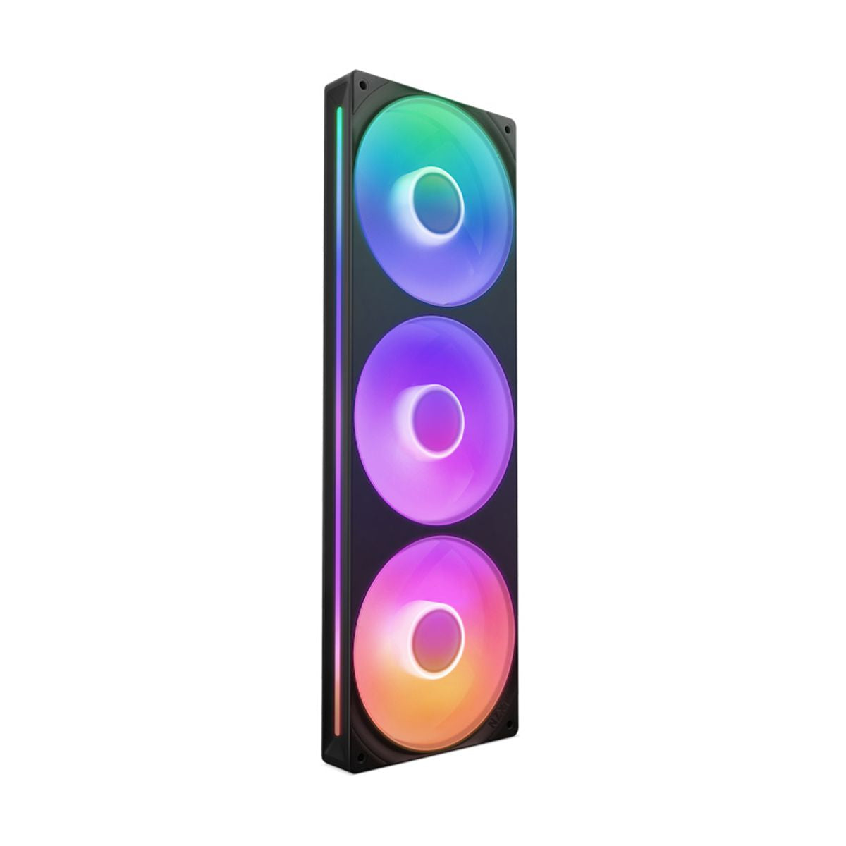 KIT 3 VENTILADORES NZXT U360 UNIBODY RGB 360MM NEGRO 
