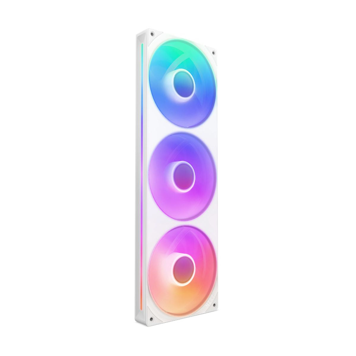 KIT 3 VENTILADORES NZXT U360 UNIBODY RGB 360MM BLANCO