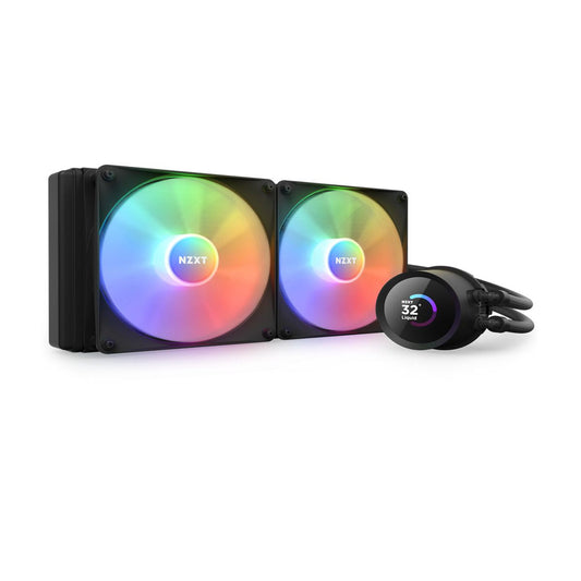 VENTILADOR P/CPU NZXT (RL-KR280-B1) KRAKEN 280 RGB, 280MM AIO LIQUID COOLER LCD DISPLAY, RGB FANS, NEGRO