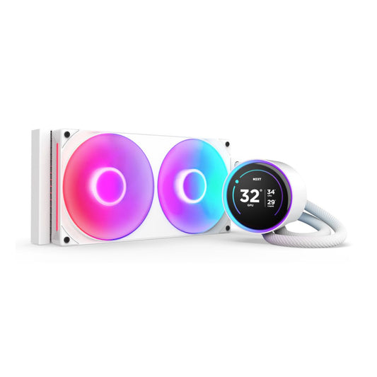 VENTILADOR P/CPU NZXT (RL-KR28E-W2) KRAKEN ELITE 280 RGB V2 LCD, 280MM, 20RPM, BLANCO