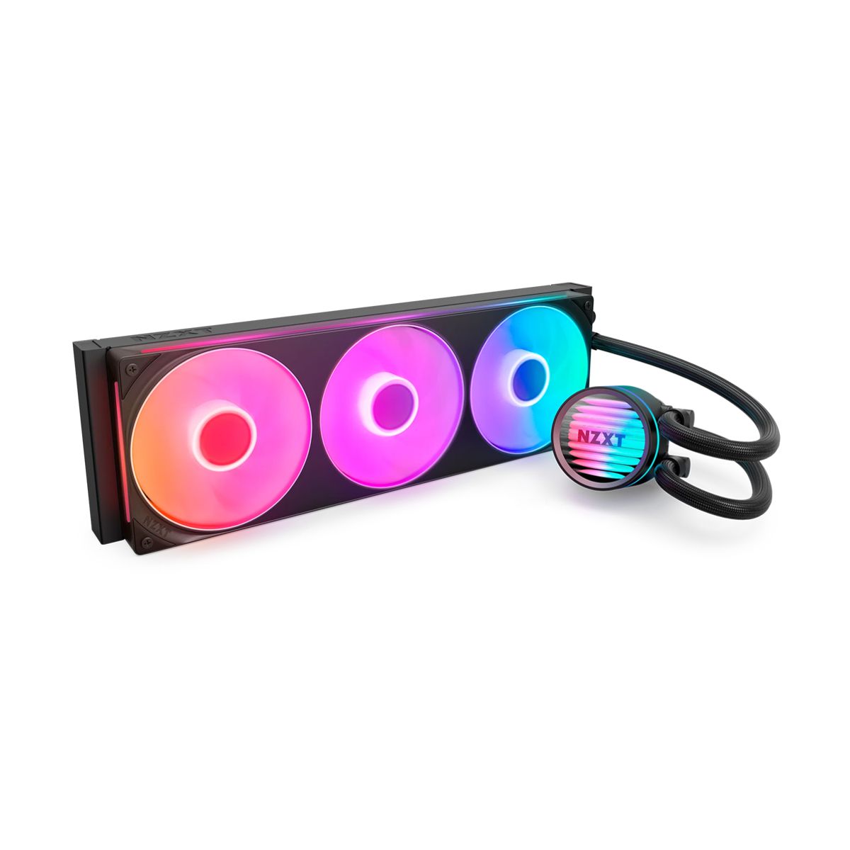 VENTILADOR P/CPU NZXT (RL-KR36C-B1) KRAKEN CORE 360, 3 X 120MM, 2400RPM, NEGRO