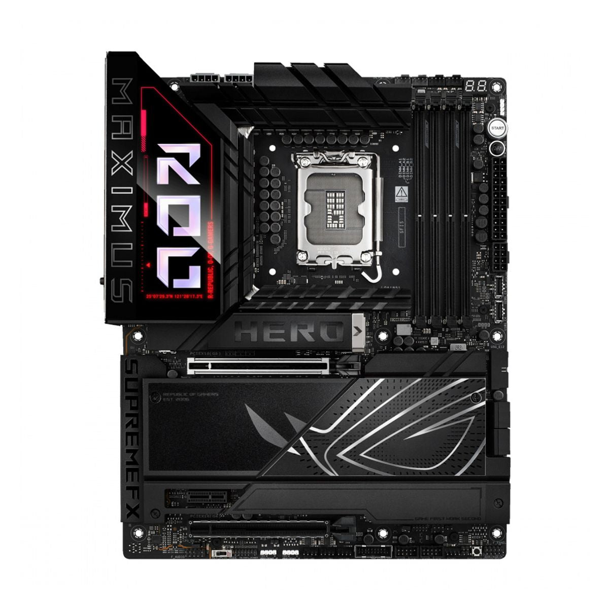 MOTHERBOARD ASUS (ROG MAXIMUS Z890 HERO)SOCKET 1851 15A,4*DDR5,HDMI,TB,PCIE-5.0,WIFI7,ATX