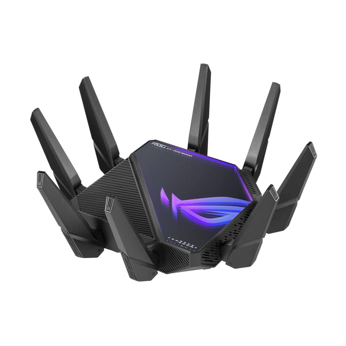 ROUTER ASUS (ROG RAPTURE GT-AXE16000) CUATRO BANDAS, WIFI6E, 16000MBPS, 8 ANTENAS EXT, 4 ANTENAS INT