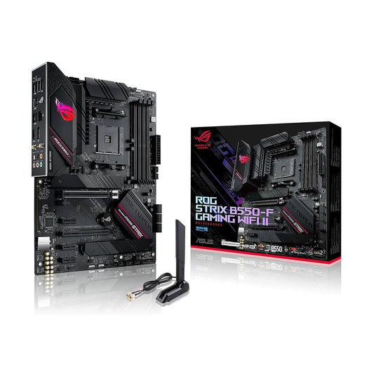 Tarjeta Madre ASUS ROG STRIX B550-F GAMING WIFI II - DDR4-SDRAM, 128 GB, AMD, Zocalo AM4, ATX
